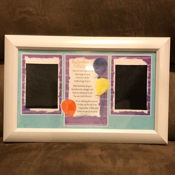 🔹Big Brother Little Sister Picture Frame - Picture 1 of 3